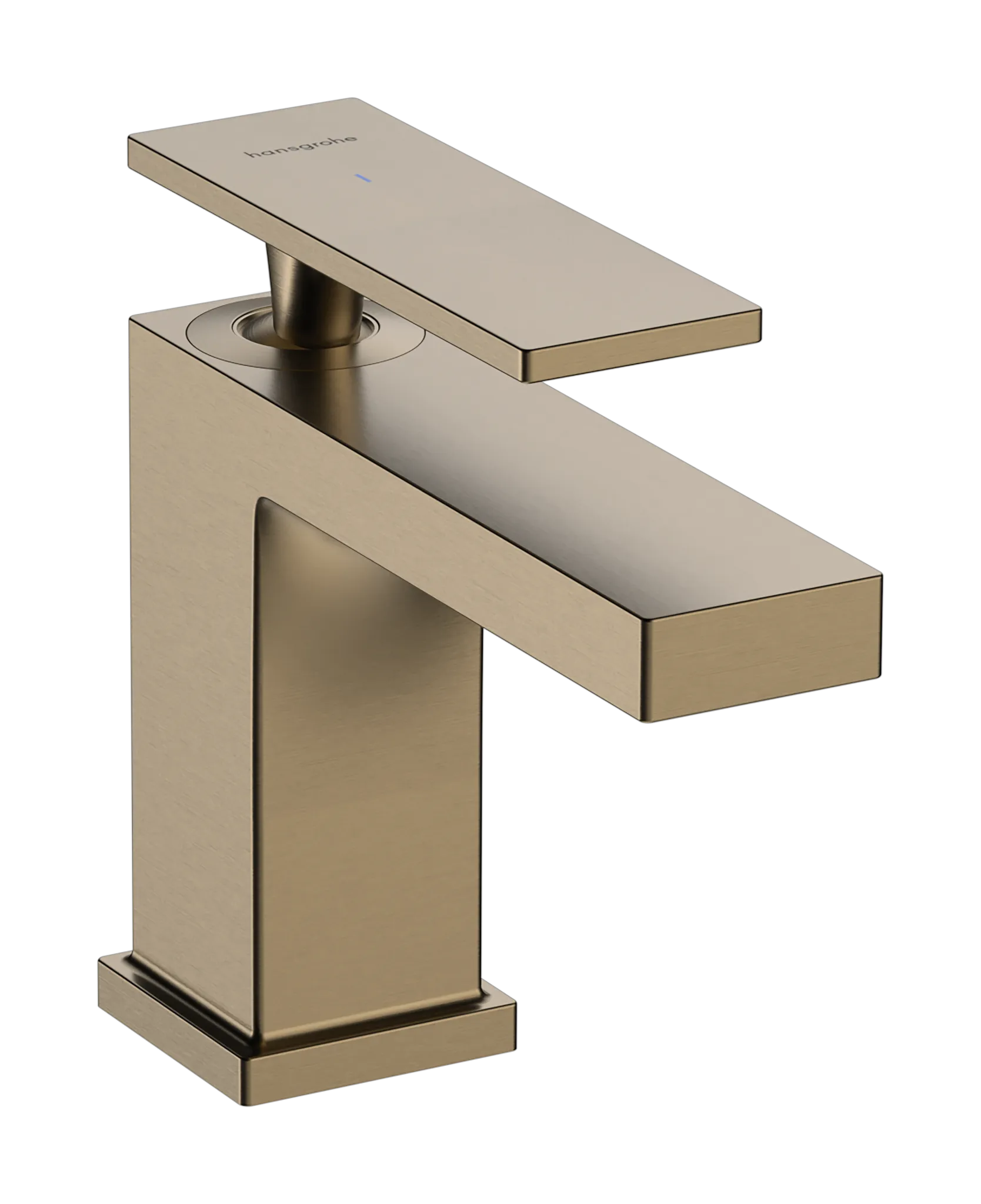 Hansgrohe Tecturis E Standventil 80 mit Hebelgriff, Brushed Bronze, Ausladung 122 mm, Auslaufhöhe 90,0 mm, max. Durchflussmenge 4 l/min bei 3 bar