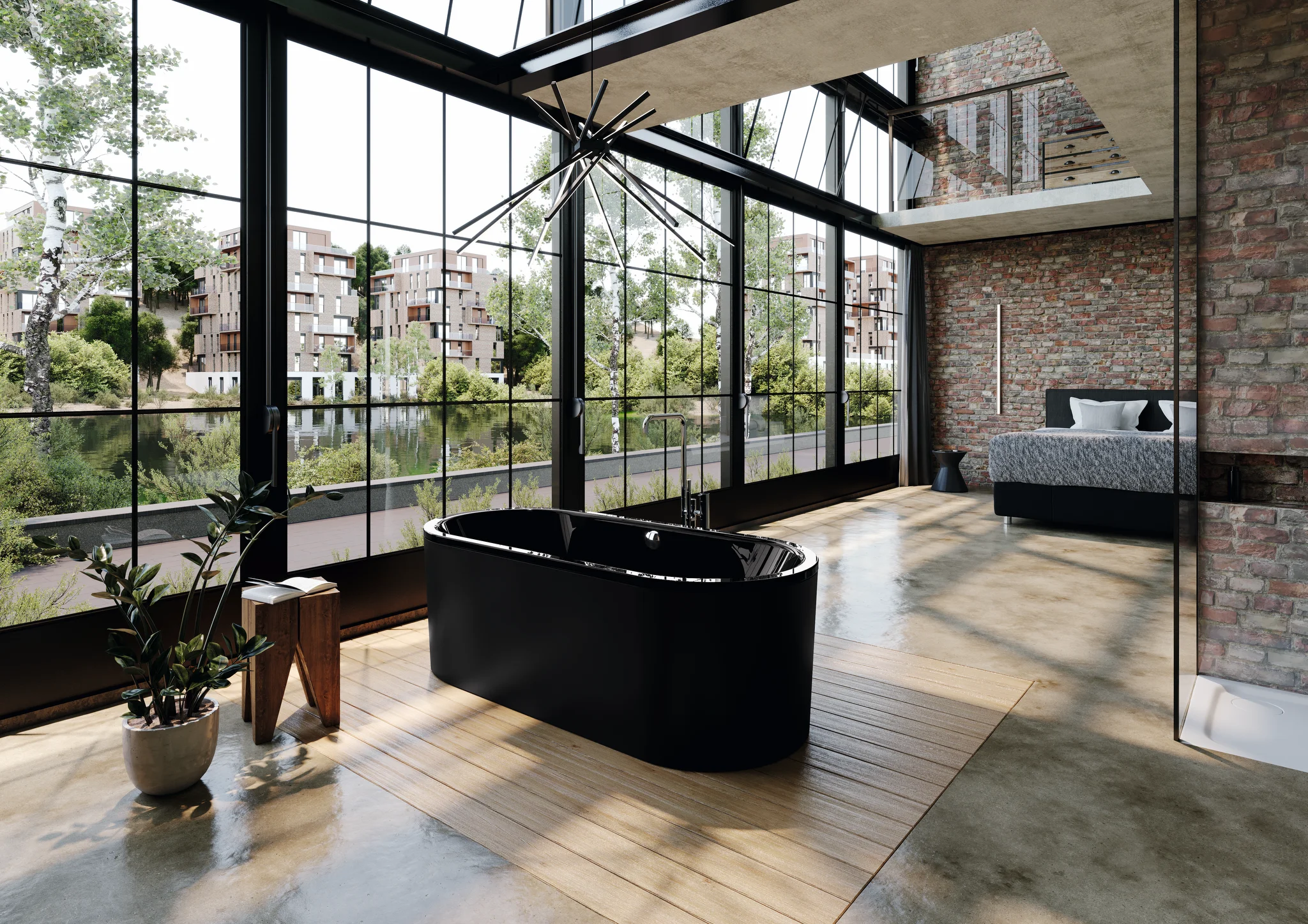 Kaldewei Badewanne „Classic Duo Oval“ freistehend oval 170 × 75 cm, ohne Grifflochbohrungen in schwarz