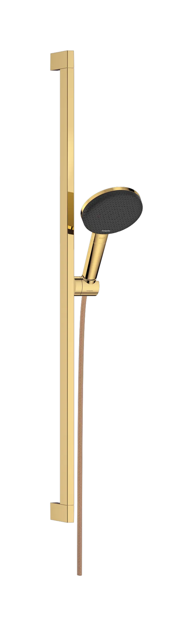 Gleitstangekombination „Raindance Alive Select“, Befestigung verdeckt in Polished Gold Optic Gleitstangekombination „Raindance Alive Select“, Befestigung verdeckt in Polished Gold Optic