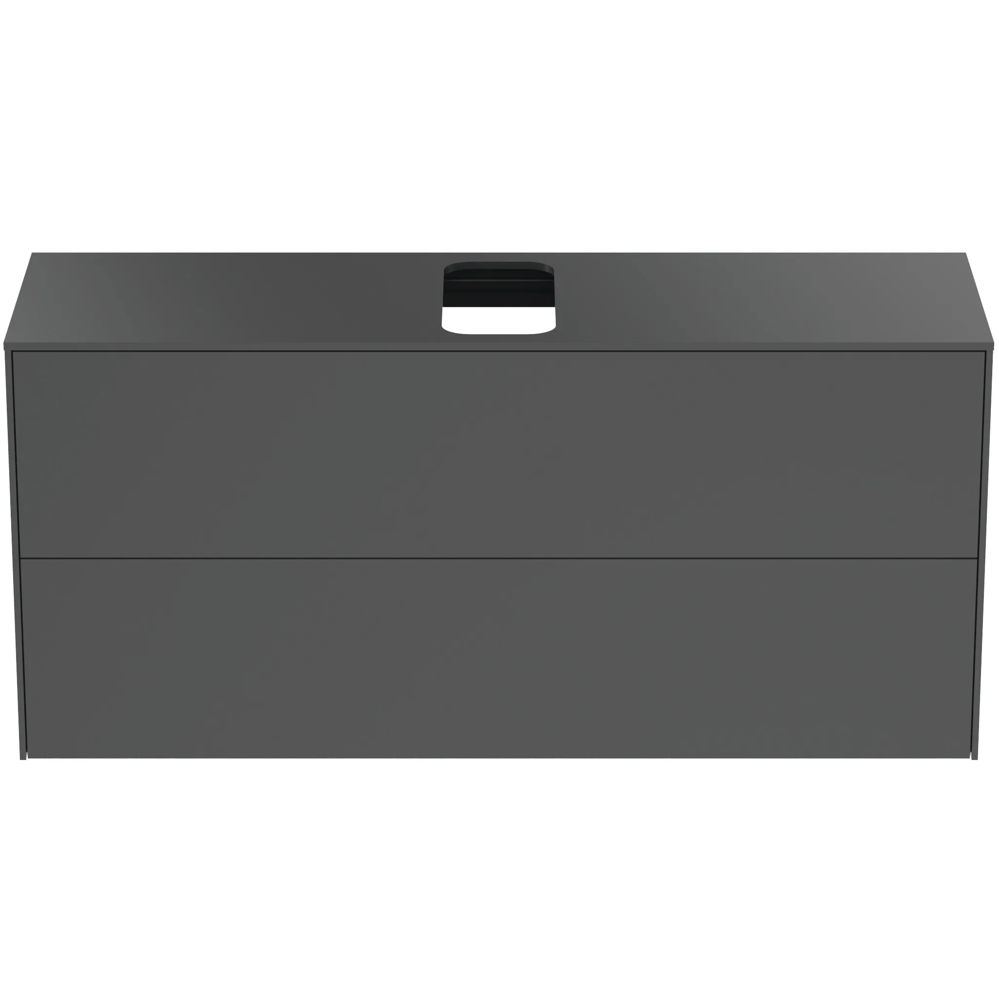 Ideal Standard Waschtischunterschrank Conca, 2 Auszüge, anthrazit Ideal Standard Waschtischunterschrank Conca, 2 Auszüge, anthrazit
