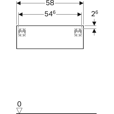 Geberit Hochschrank „Xeno2“ sculturagrau / Melamin Holzstruktur Geberit Hochschrank „Xeno2“ sculturagrau / Melamin Holzstruktur
