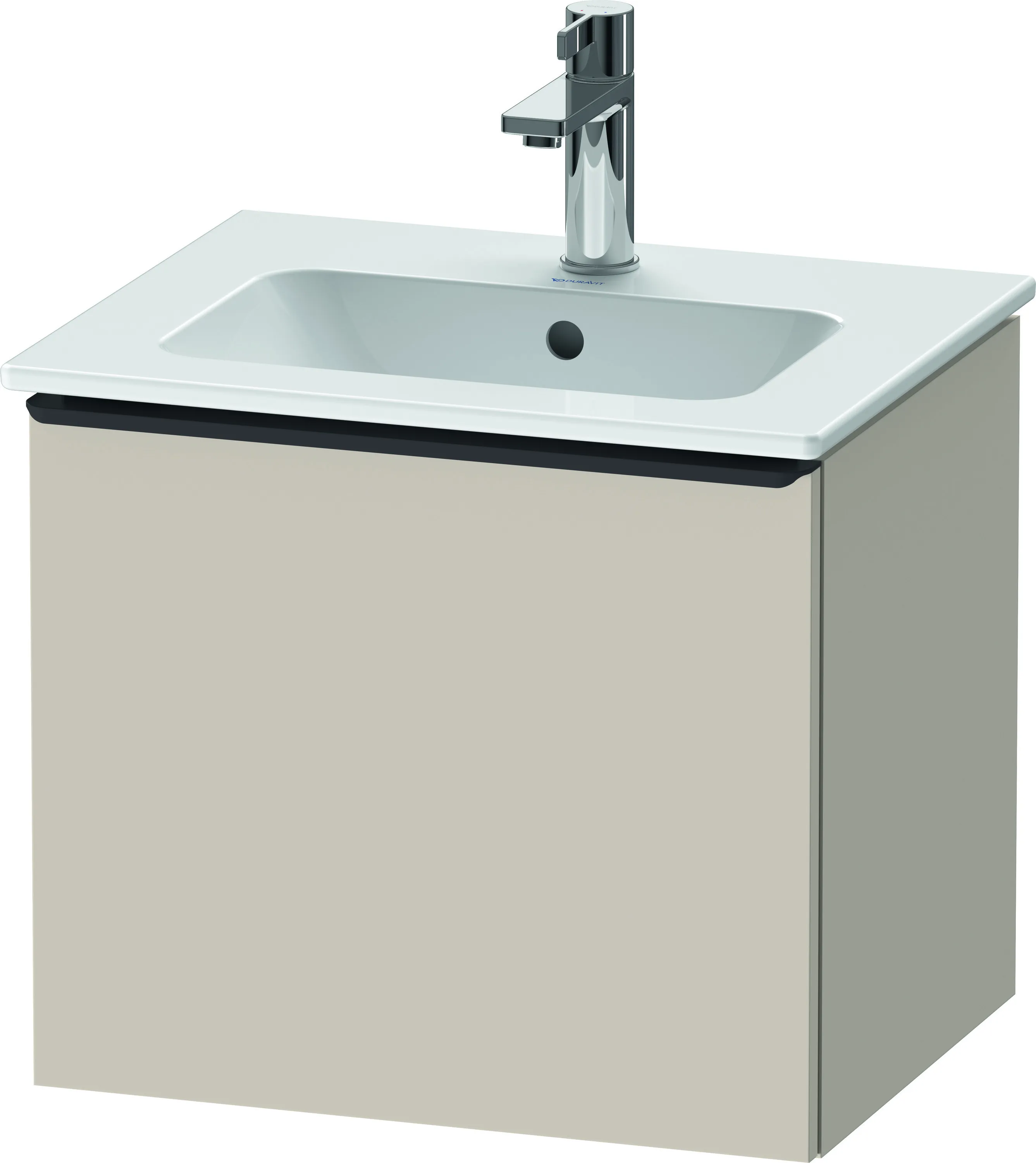 Duravit Waschtischunterschrank wandhängend „D-Neo“ 51 × 44 × 40,2 cm Taupe Matt