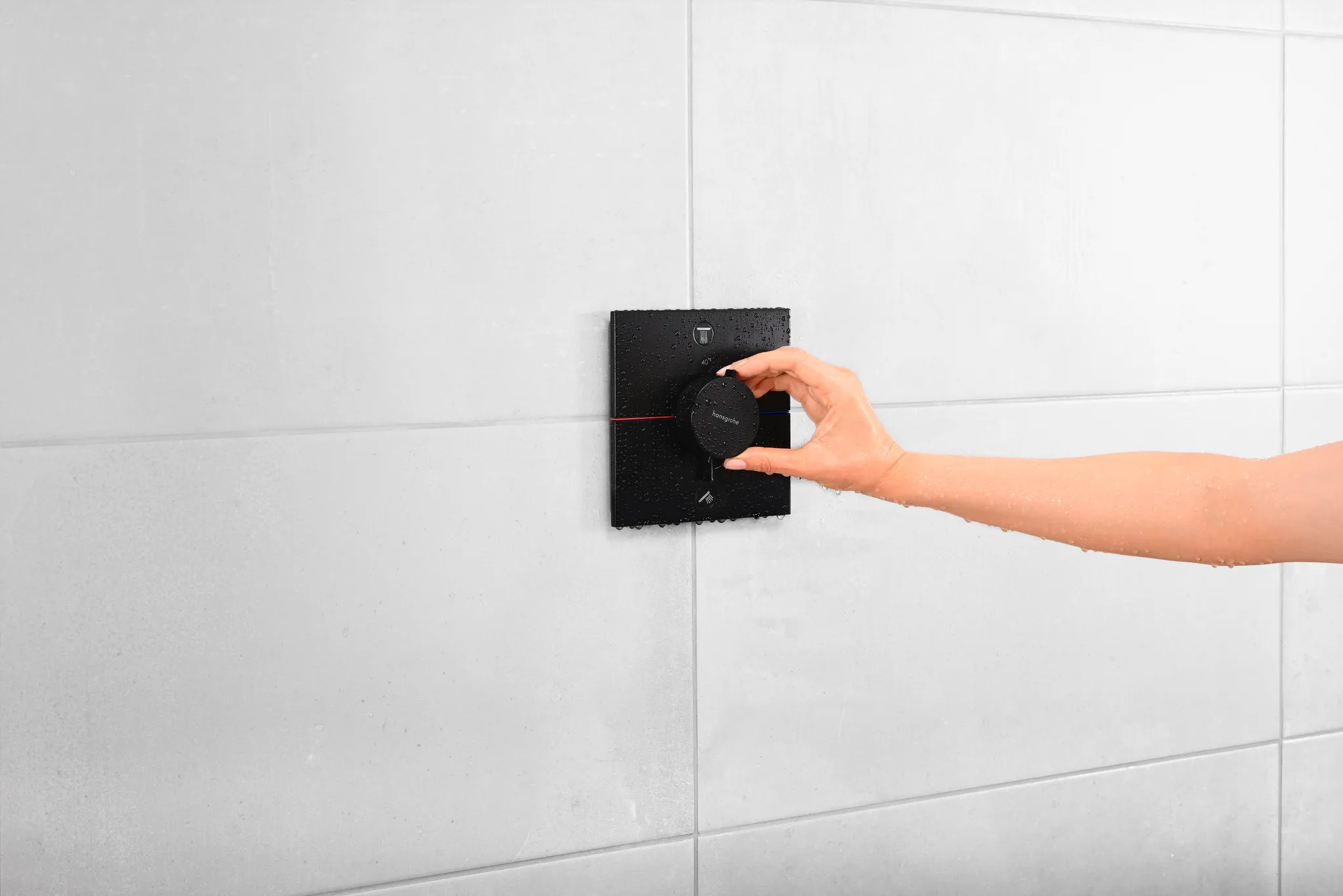 ShowerSelect Comfort E Thermostat Unterputz für 2 Verbraucher Chrom ShowerSelect Comfort E Thermostat Unterputz für 2 Verbraucher Chrom