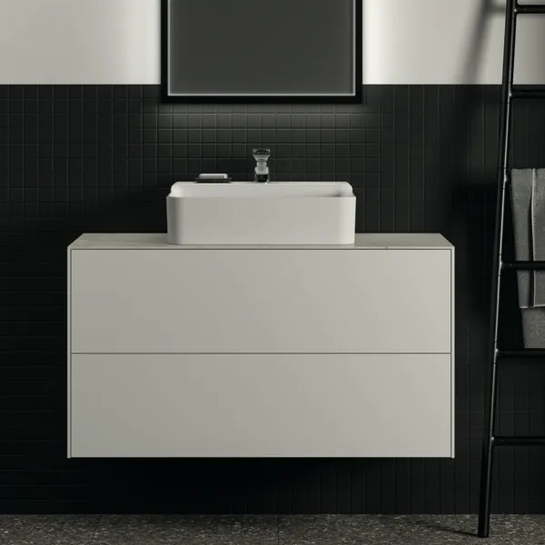 Ideal Standard Waschtischunterschrank Conca, 2 Auszüge, ohne Platte, 1000x505x540mm, Weiß Ideal Standard Waschtischunterschrank Conca, 2 Auszüge, ohne Platte, 1000x505x540mm, Weiß