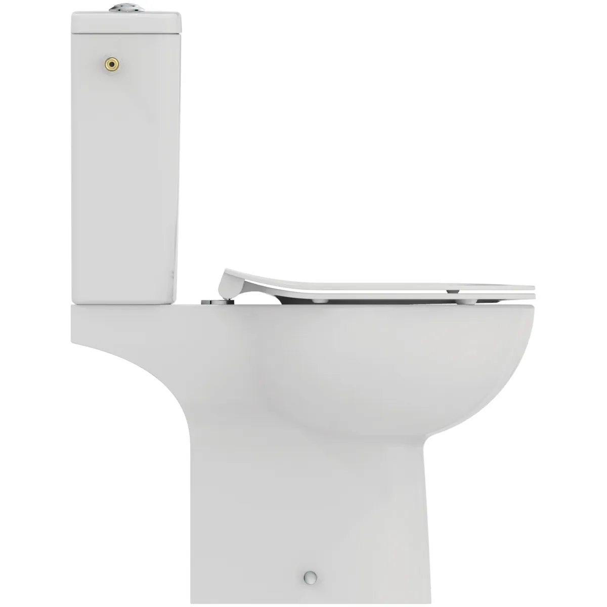 WC-Paket Eurovit mit Standtiefspül-WC Spülkasten Zulauf oben und WC-Sitz Weiß WC-Paket Eurovit mit Standtiefspül-WC Spülkasten Zulauf oben und WC-Sitz Weiß