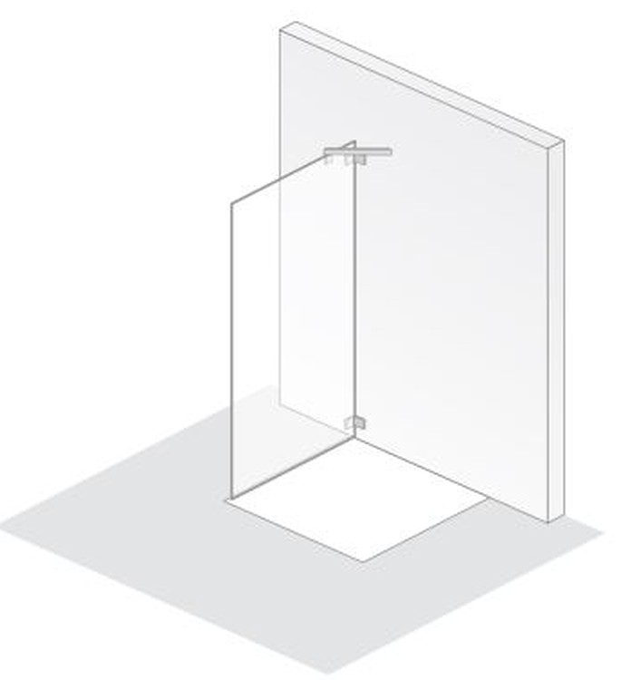 HSK Seitenwand für K.01 – K.26 „Kienle“ 200 cm Glas Carré HSK Seitenwand für K.01 – K.26 „Kienle“ 200 cm Glas Carré