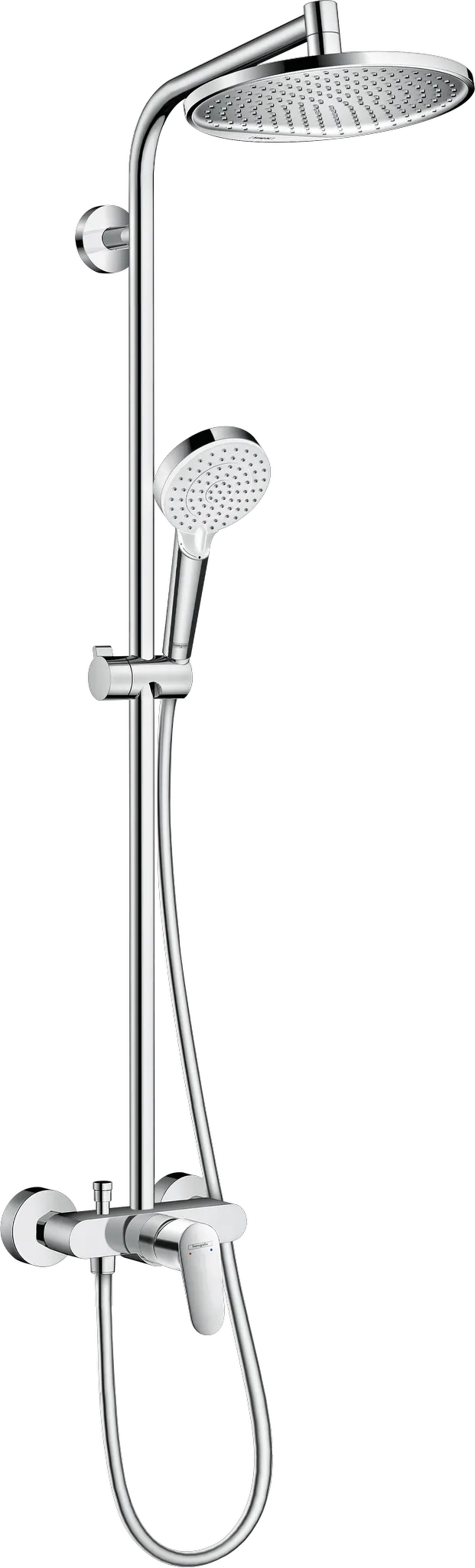 Showerpipe Crometta S 240 Einhebelmischer chrom Showerpipe Crometta S 240 Einhebelmischer chrom