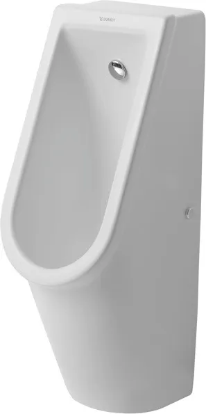 Urinal Starck 3, Zulauf von hinten rimless, ohne Fliege, weiß Urinal Starck 3, Zulauf von hinten rimless, ohne Fliege, weiß