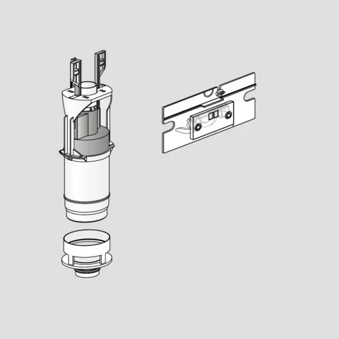 SANIT WC-Umrüstset FRIABLOC auf Betätigungsplatte F102 ohnePl. SANIT WC-Umrüstset FRIABLOC auf Betätigungsplatte F102 ohnePl.