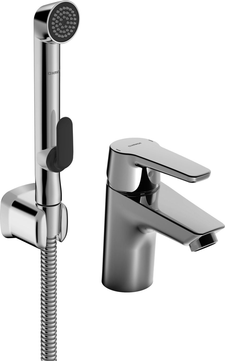 Einhand-Waschtischarmatur „Polo“ Ausladung 103 mm in Chrom Einhand-Waschtischarmatur „Polo“ Ausladung 103 mm in Chrom