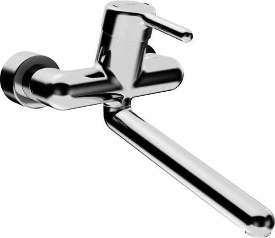 HA Einhebelmischer Waschtisch- und Küchenarmatur HANSAMEDIPRO 0257 Ausladung 311mm DN15 Chrom