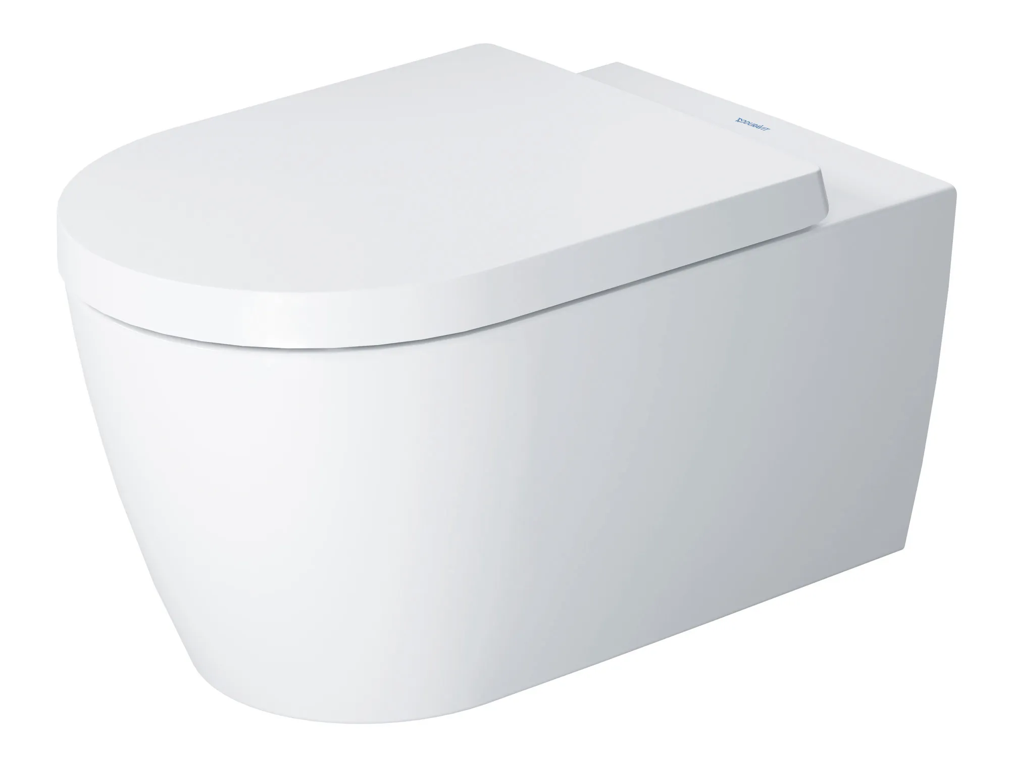 Duravit WC-Sitz „ME by Starck“ 37,4 × 45,8 × 5,6 cm in Weiß Hochglanz, Scharniere Edelstahl