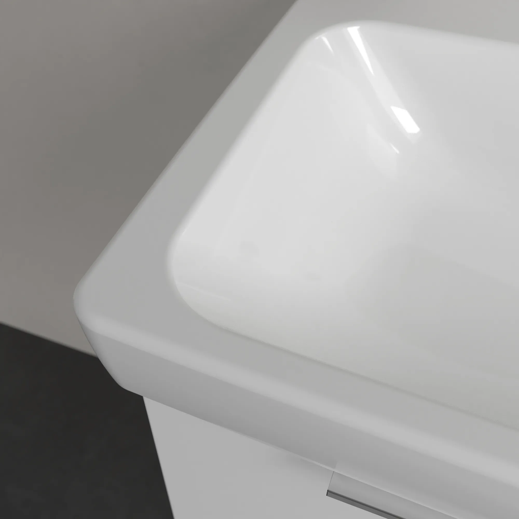 Villeroy & Boch Waschbecken „Architectura“ 600 × 445 × 165 mm, ohne Hahnlochbohrung, für Becken mittig in Weiß Alpin Villeroy & Boch Waschbecken „Architectura“ 600 × 445 × 165 mm, ohne Hahnlochbohrung, für Becken mittig in Weiß Alpin