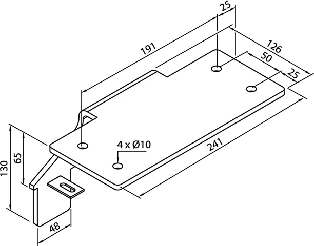 Zubehör Bankträger ZRV541-541/1 Sonder-Lack