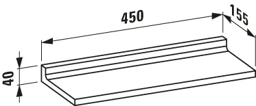 Laufen Ablage „Kartell“