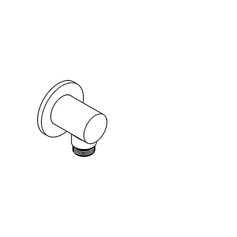 Kludi A-QA Wandanschlussbogen rund Brushed Gunmetal PVD Kludi A-QA Wandanschlussbogen rund Brushed Gunmetal PVD