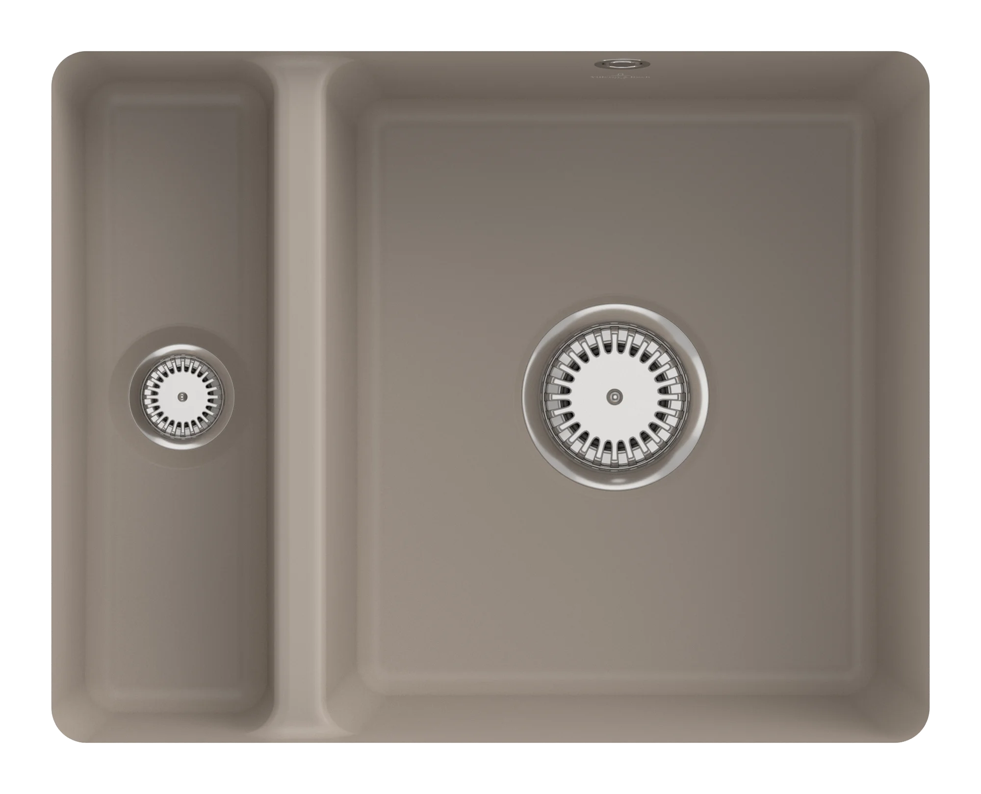 Villeroy & Boch Subway 60 XU Unterbauspüle, Almond CeramicPlus, 545x440 mm
