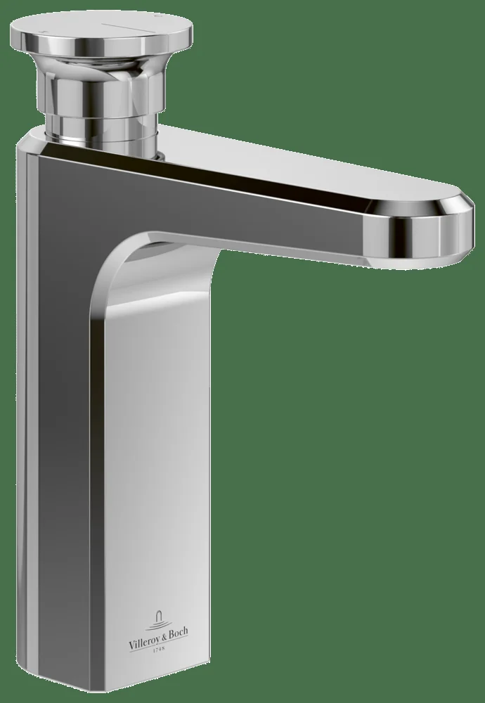Villeroy & Boch Einhebel-Waschtischarmatur Vea, Chrom, 47.5 x 162 x 184 mm, Höhe 184 mm, Standmontage