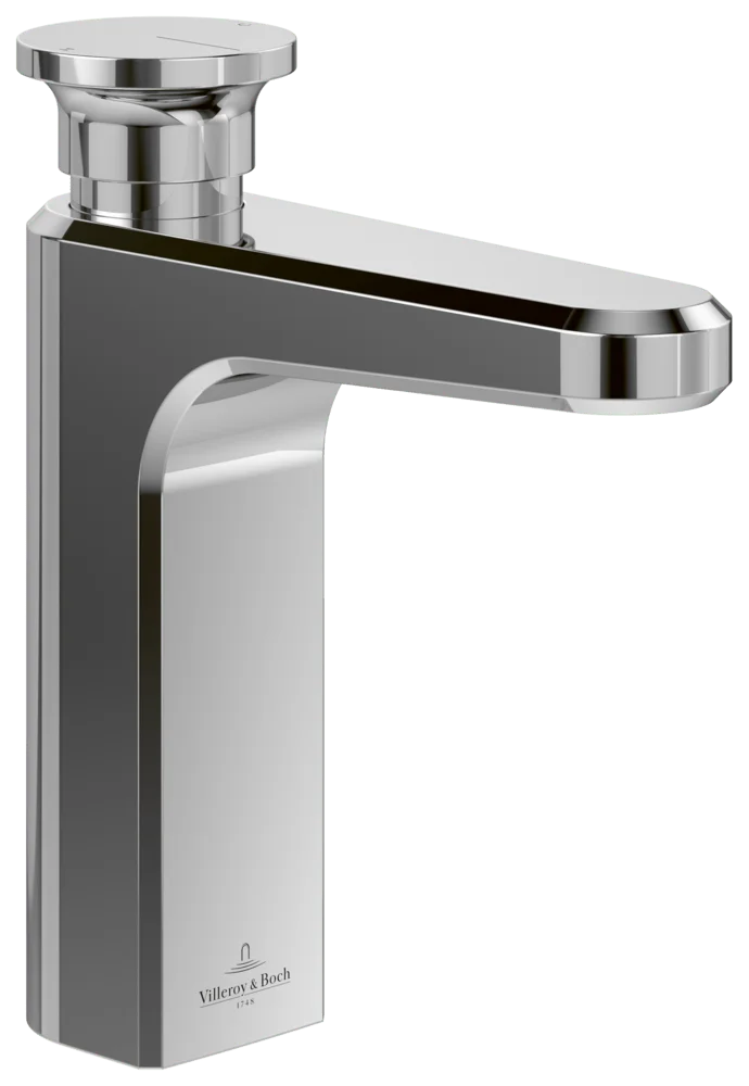 Villeroy & Boch Einhebel-Waschtischarmatur Vea, Chrom, 47.5 x 162 x 184 mm, Höhe 184 mm, Standmontage