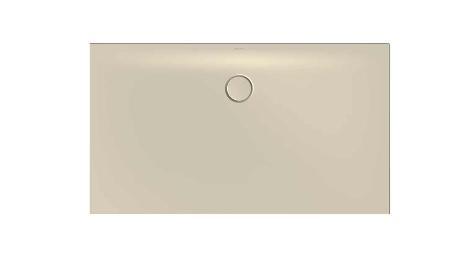 Bette rechteck Duschwanne „BetteFloor Side“ 1400 × 800 mm mit BetteAntirutsch Pro, ohne Oberflächenveredelung, ohne Wannenträger, in Beige