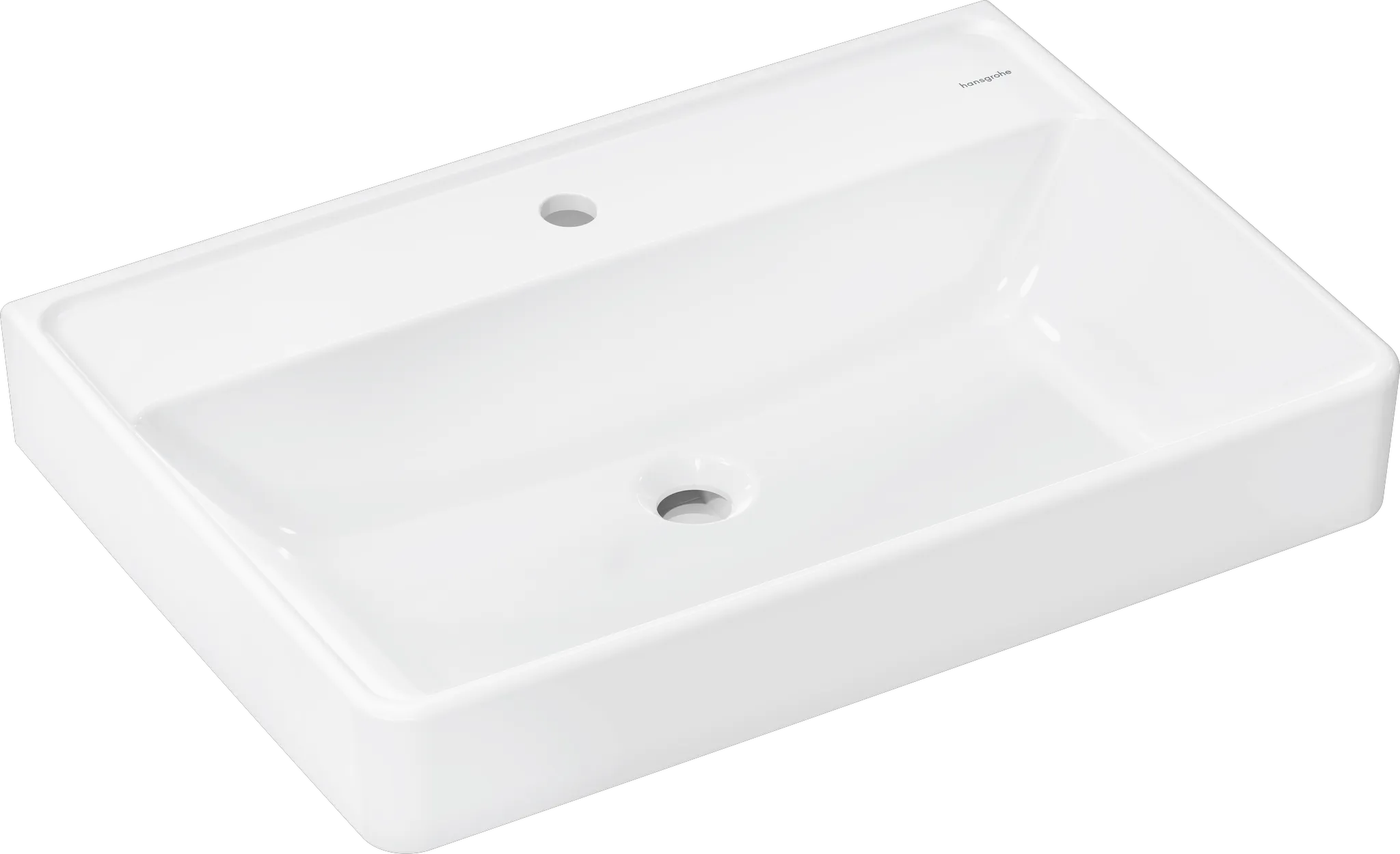 Hansgrohe Xanuia Q Waschtisch 700⁄480 mit Hahnloch ohne Überlauf, SmartClean, Weiß Hansgrohe Xanuia Q Waschtisch 700⁄480 mit Hahnloch ohne Überlauf, SmartClean, Weiß