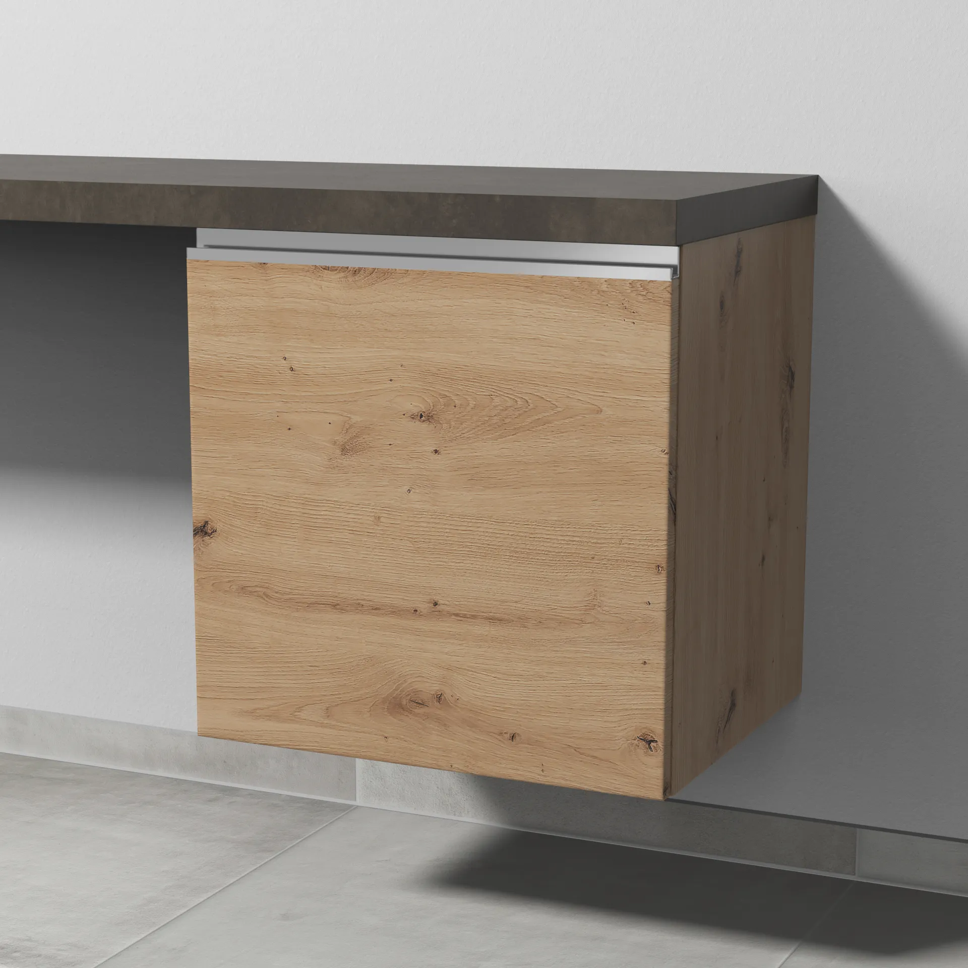 Sanipa Anbauschrank „2morrow“ 500 × 510 × 420 mm in Eiche Natural-Touch