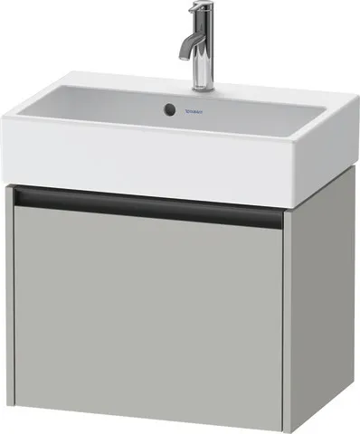 Duravit Waschtischunterschrank wandhängend „Ketho.2“ 58,4 × 44 × 39 cm in Betongrau Matt