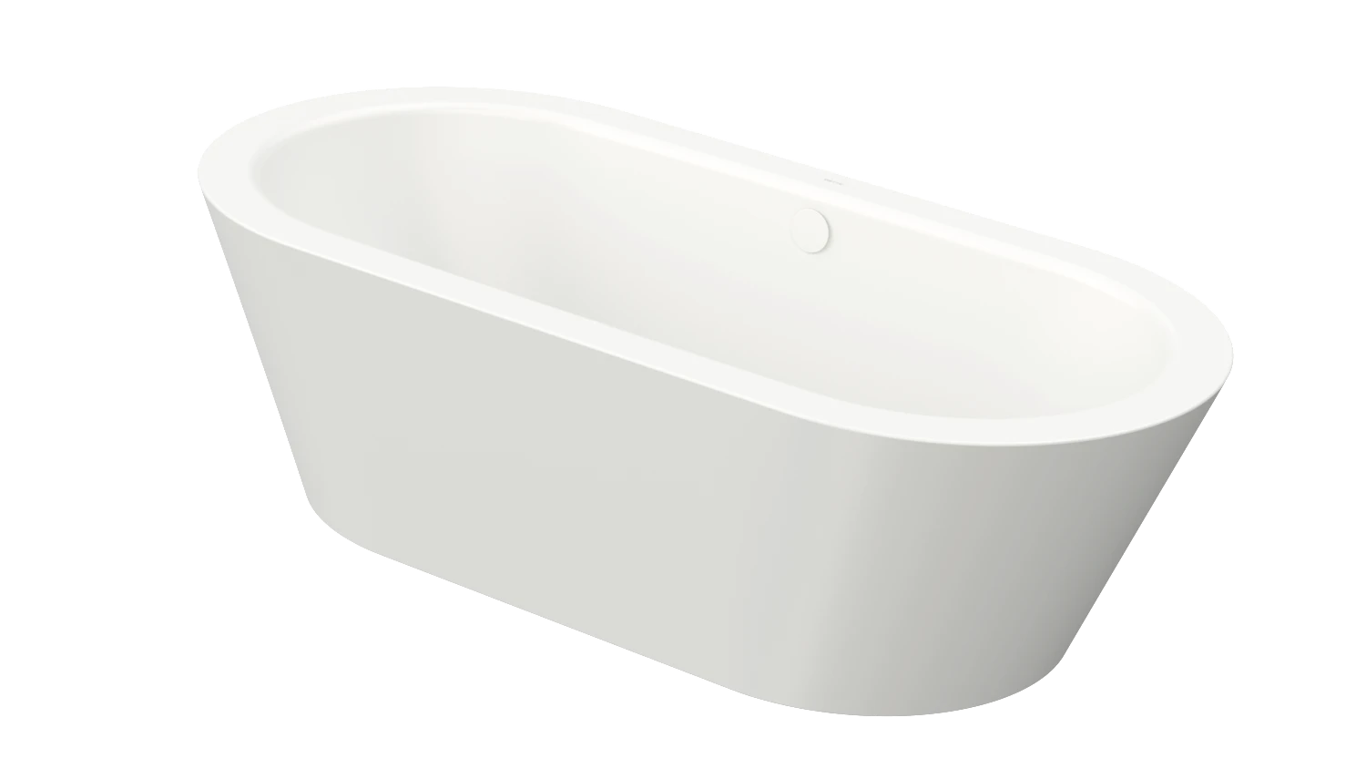 Bette oval Badewanne „BetteStarlet Oval Silhouette“ 195 × 95 cm in Snow