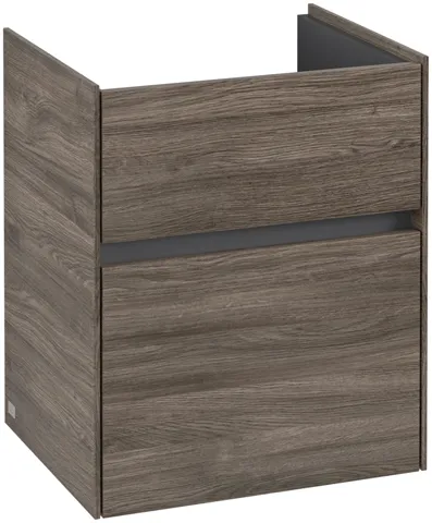 Villeroy & Boch Waschtischunterschrank „Collaro“ 460 × 546 × 374 mm Stone Oak, für Becken mittig, ohne Beleuchtung Villeroy & Boch Waschtischunterschrank „Collaro“ 460 × 546 × 374 mm Stone Oak, für Becken mittig, ohne Beleuchtung