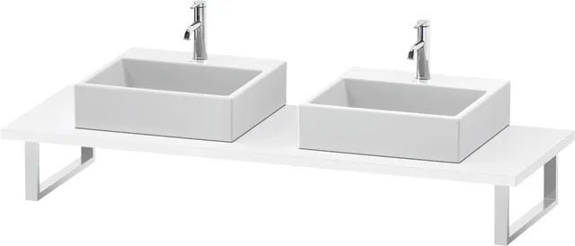 Duravit Konsole „L-Cube“ in Weiß Hochglanz Duravit Konsole „L-Cube“ in Weiß Hochglanz