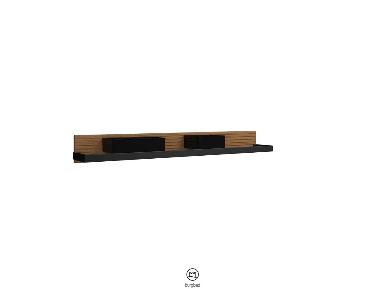burgbad Wandpaneel „Fiumo“ in Befestigung verdeckt 1000 × 117 × 150 mm