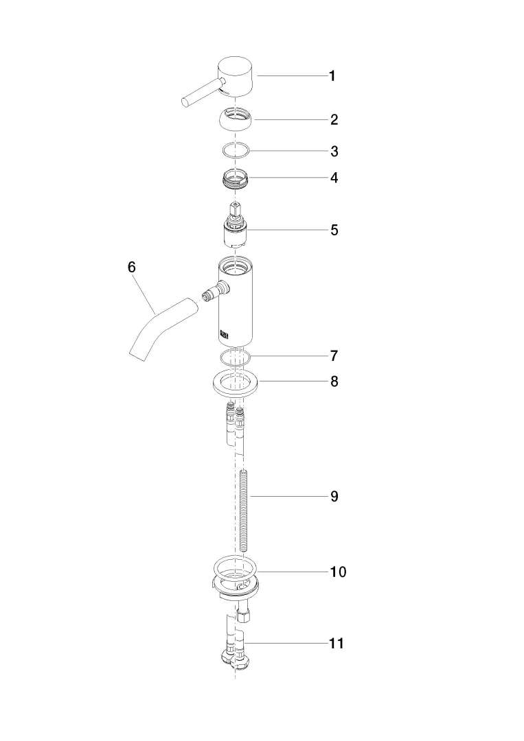 Waschtisch-Einhandbatterie ohne Ablaufgarnitur META Chrom 33525660 Waschtisch-Einhandbatterie ohne Ablaufgarnitur META Chrom 33525660