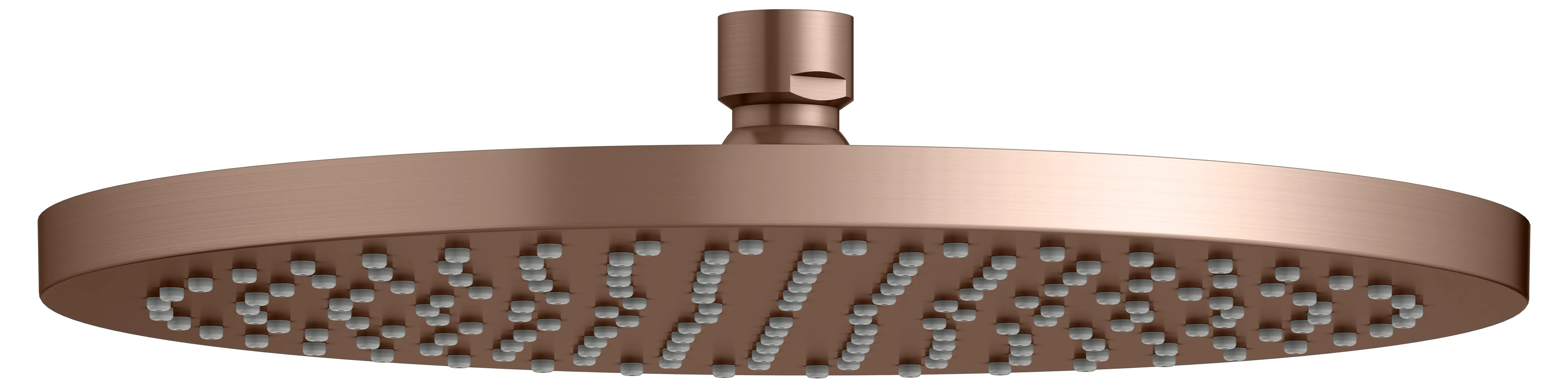 KEUCO Kopfbrause aus Kunststoff 250 mm Rotgold gebürstet