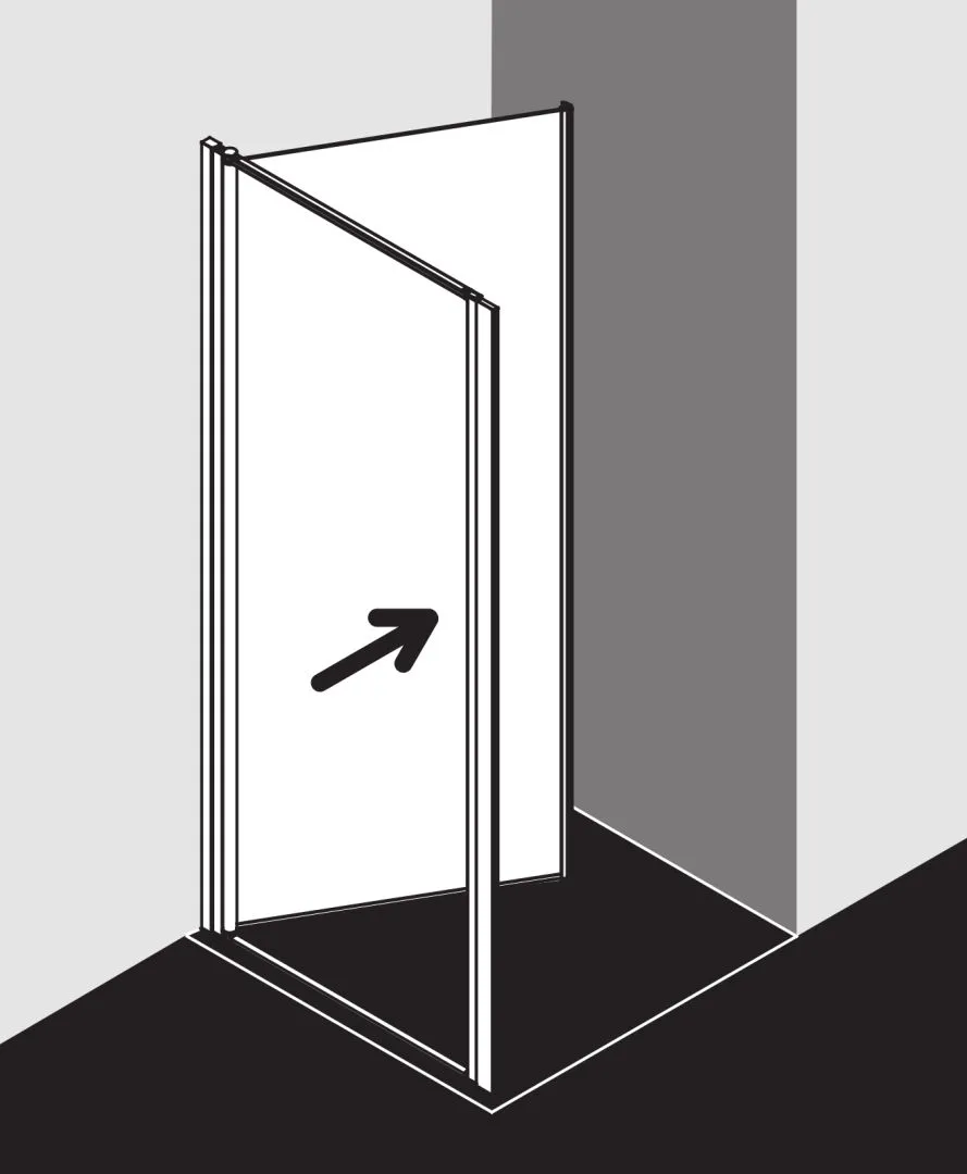 Kermi Duschdesign IBIZA 2000 Seitenwand beweglich Kermi Duschdesign IBIZA 2000 Seitenwand beweglich