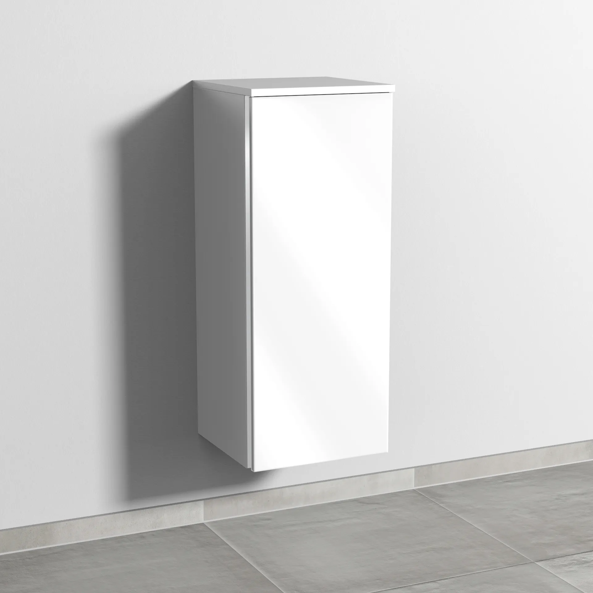 Sanipa Mittelschrank „3way“ 350 × 850 × 345 mm Anschlag rechts, in Weiß (glanz), Anschlag rechts