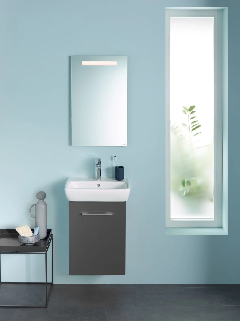 Geberit Spiegel „Option“ 40 × 70 cm, rechteckig Geberit Spiegel „Option“ 40 × 70 cm, rechteckig