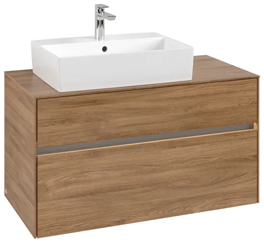 Villeroy & Boch Collaro Waschbeckenunterschrank C126B0, 1000x548x500mm, Kansas Oak