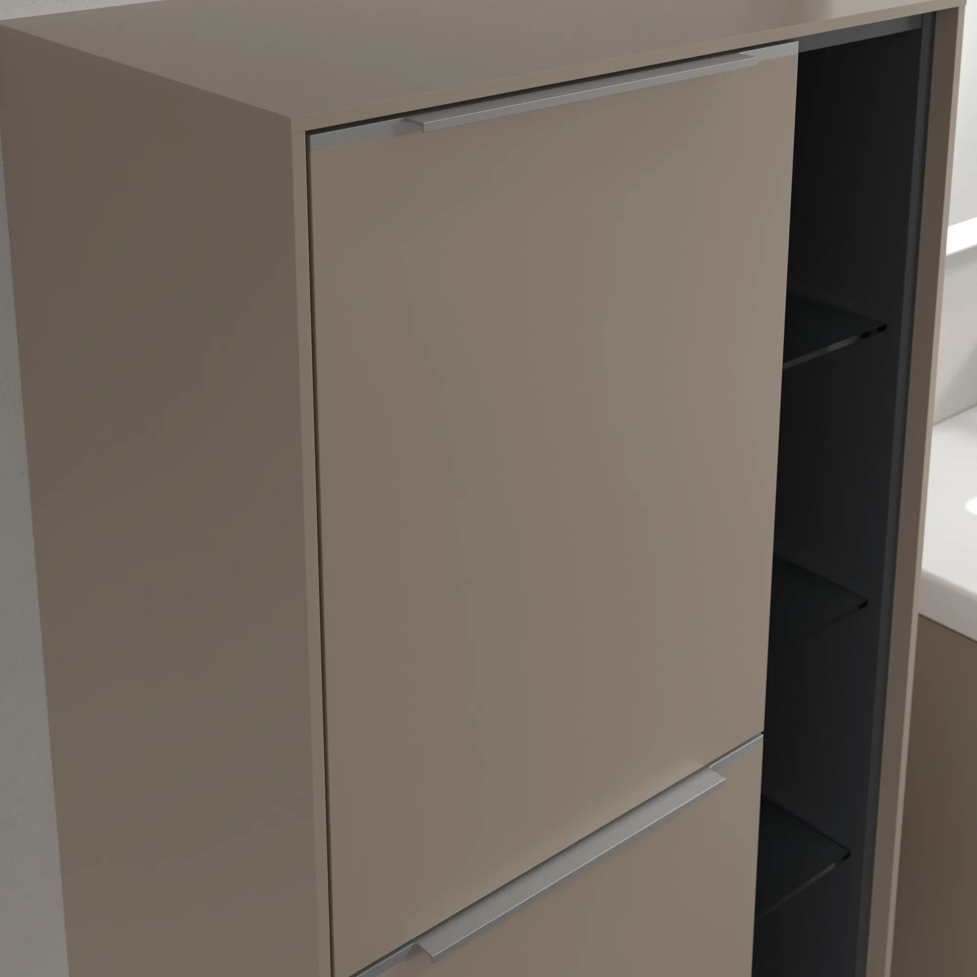 Villeroy & Boch Subway 3.0 Mittelschrank C59800, 574 x 1200 x 362 mm, links angeschlagen
