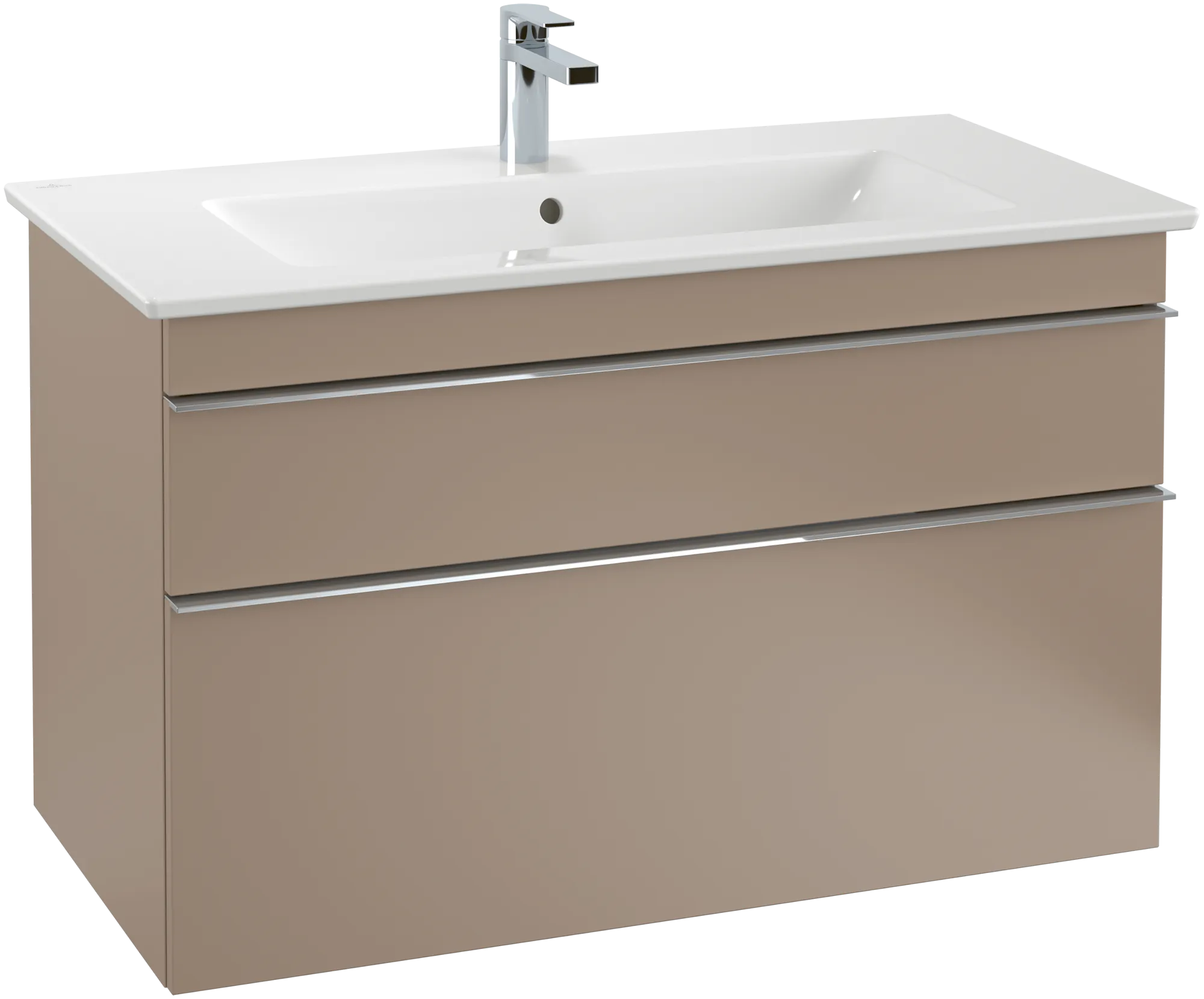 Villeroy & Boch Wandwaschtisch „Venticello“ 1000 × 500 × 170 mm, für Becken mittig, mit Hahnlochbohrung, Hahnlochposition mittig in Weiß Alpin Villeroy & Boch Wandwaschtisch „Venticello“ 1000 × 500 × 170 mm, für Becken mittig, mit Hahnlochbohrung, Hahnlochposition mittig in Weiß Alpin