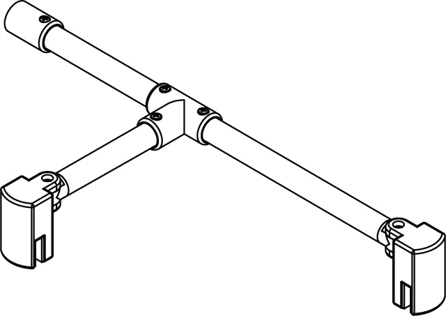 Kermi Duschdesign Stabilisierung „PEGA“ 1250 mm