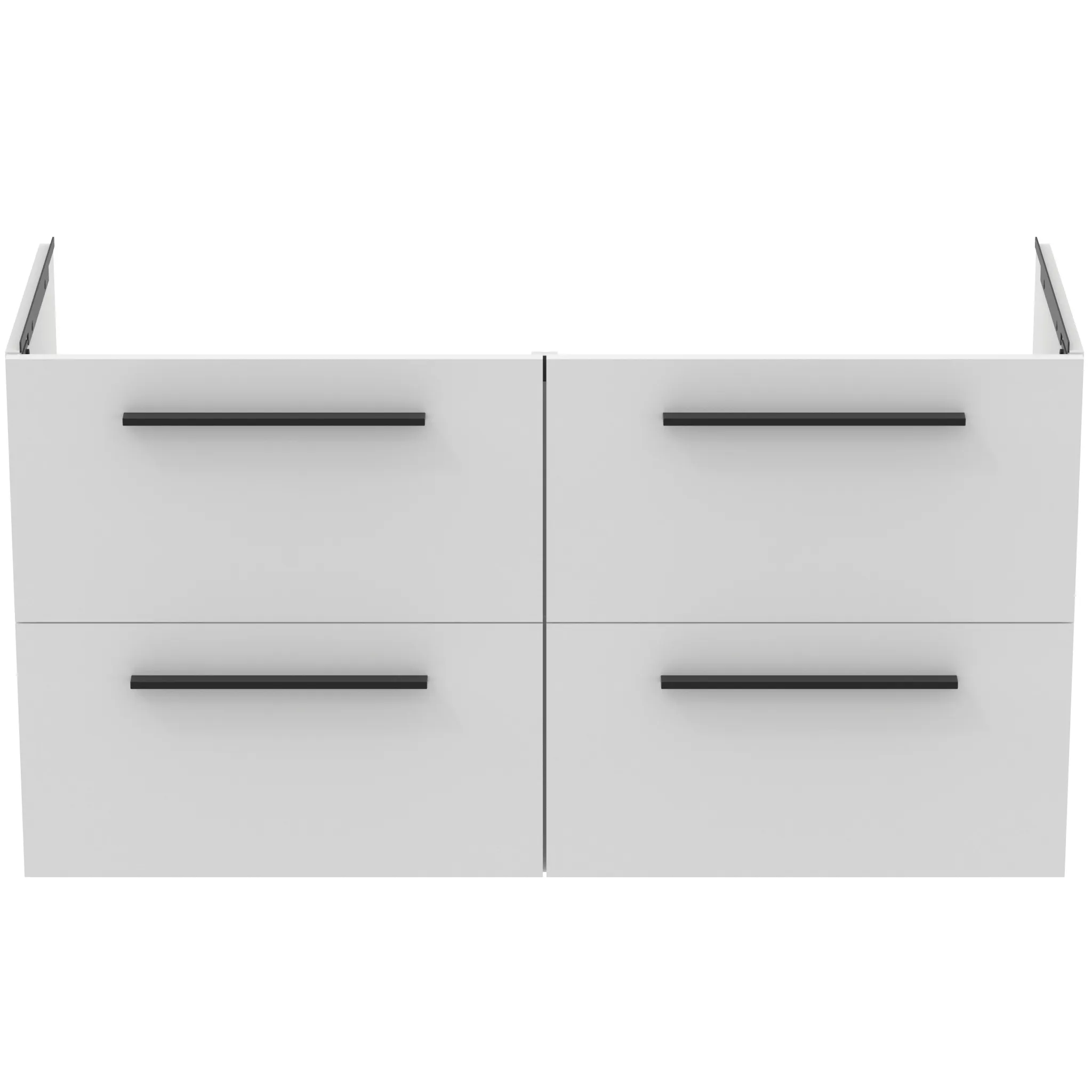 Ideal Standard Möbeldoppelwaschtischunterschrank i.life A 4 Auszüge 1200x440x630mm Weiß matt Ideal Standard Möbeldoppelwaschtischunterschrank i.life A 4 Auszüge 1200x440x630mm Weiß matt