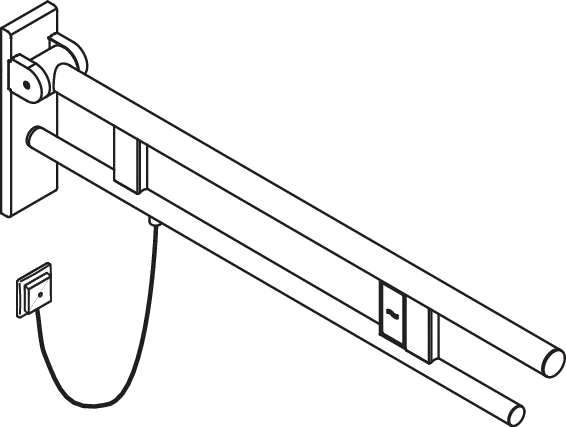 HEWI Stützklappgriff „System 900“