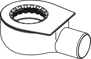TECE Ablaufgarnitur flach für Duschrinnen „TECEdrainline“ TECE Ablaufgarnitur flach für Duschrinnen „TECEdrainline“