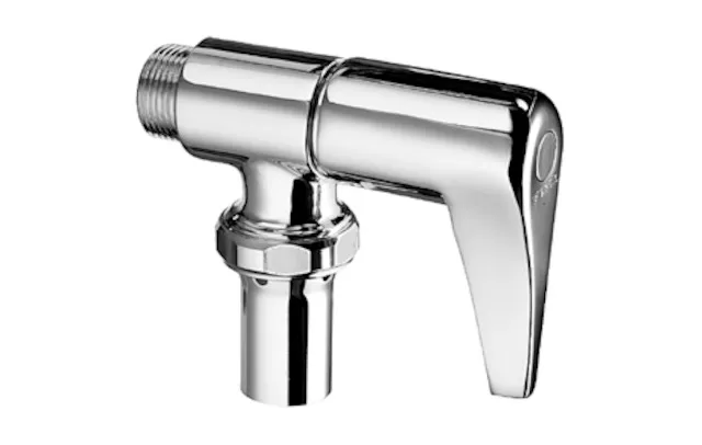 WC-Spülventil OMAT, DN 20 G 3/4 AG, Anschluss Spülrohr: Ø 26 mm, Mit Hebel-Oberteil, chrom