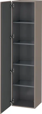 Duravit Hochschrank „L-Cube“ 40 × 176 × 36,3 cm Basalt Matt
