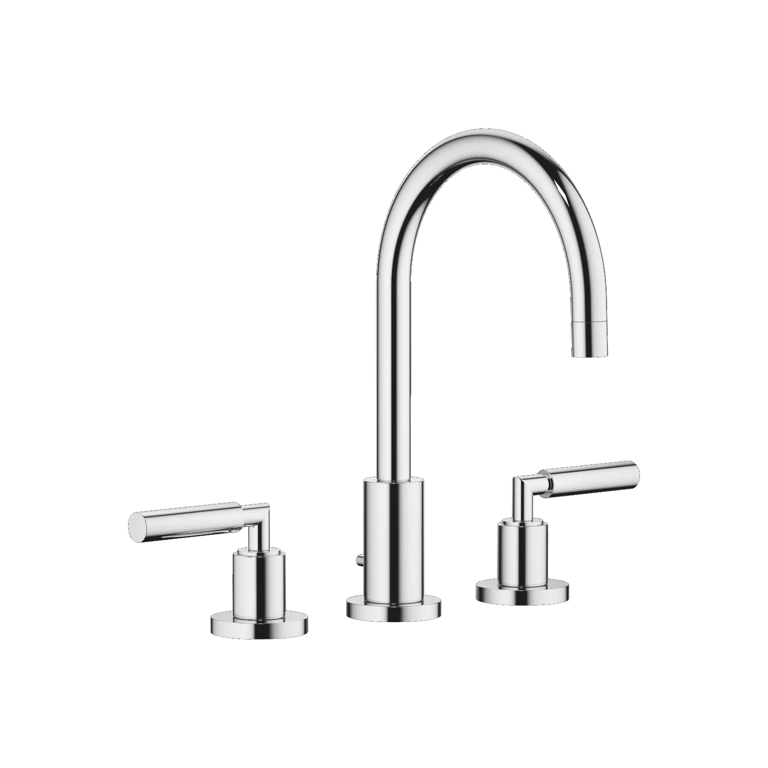 Dornbracht Tara Waschtisch-Dreilochbatterie mit Ablaufgarnitur Chrom Dornbracht Tara Waschtisch-Dreilochbatterie mit Ablaufgarnitur Chrom