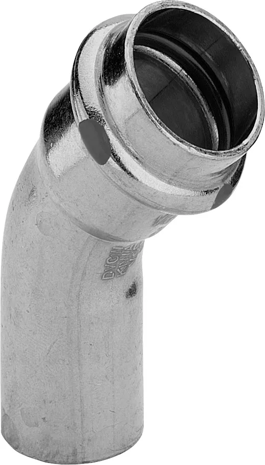 „Profipress“ 45°-Bogen mit 1 Muffe 18 mm „Profipress“ 45°-Bogen mit 1 Muffe 18 mm