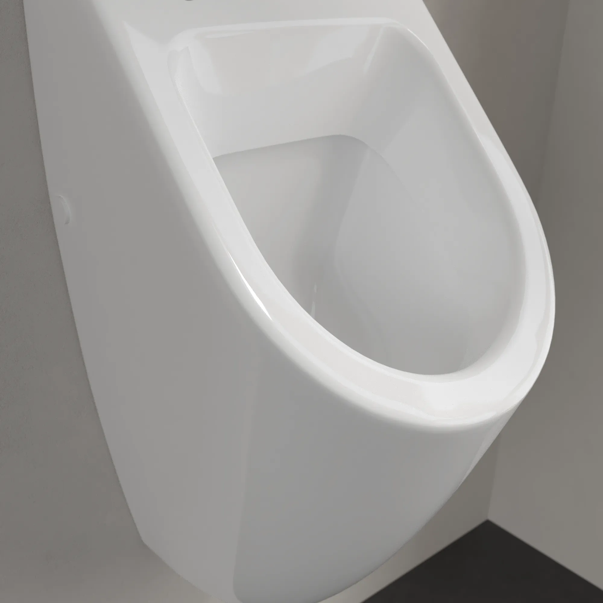 Urinal „Subway“, Befestigung verdeckt, ohne Zielobjekt, Zulauf verdeckt 28,5 × 53,5 × 31,5 cm in Weiß Alpin Urinal „Subway“, Befestigung verdeckt, ohne Zielobjekt, Zulauf verdeckt 28,5 × 53,5 × 31,5 cm in Weiß Alpin