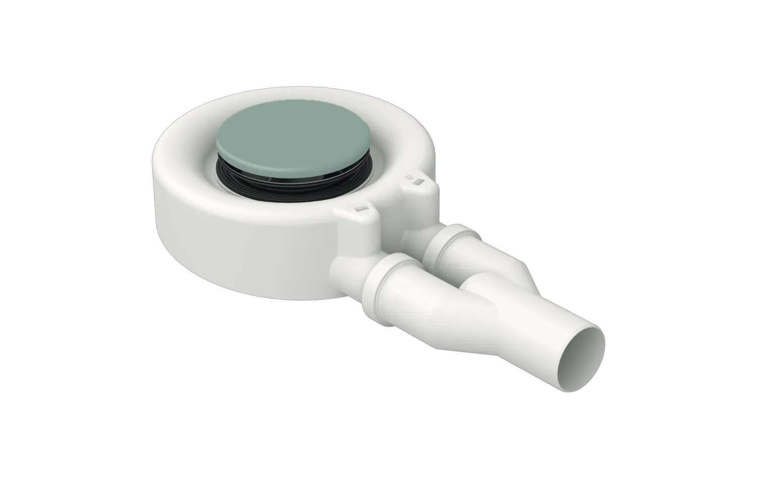 Bette Ablaufgarnitur für Duschwannen „BetteScope“ Modell B574 ⌀ 90 × 80 mm, ohne Überlauf in Salvia