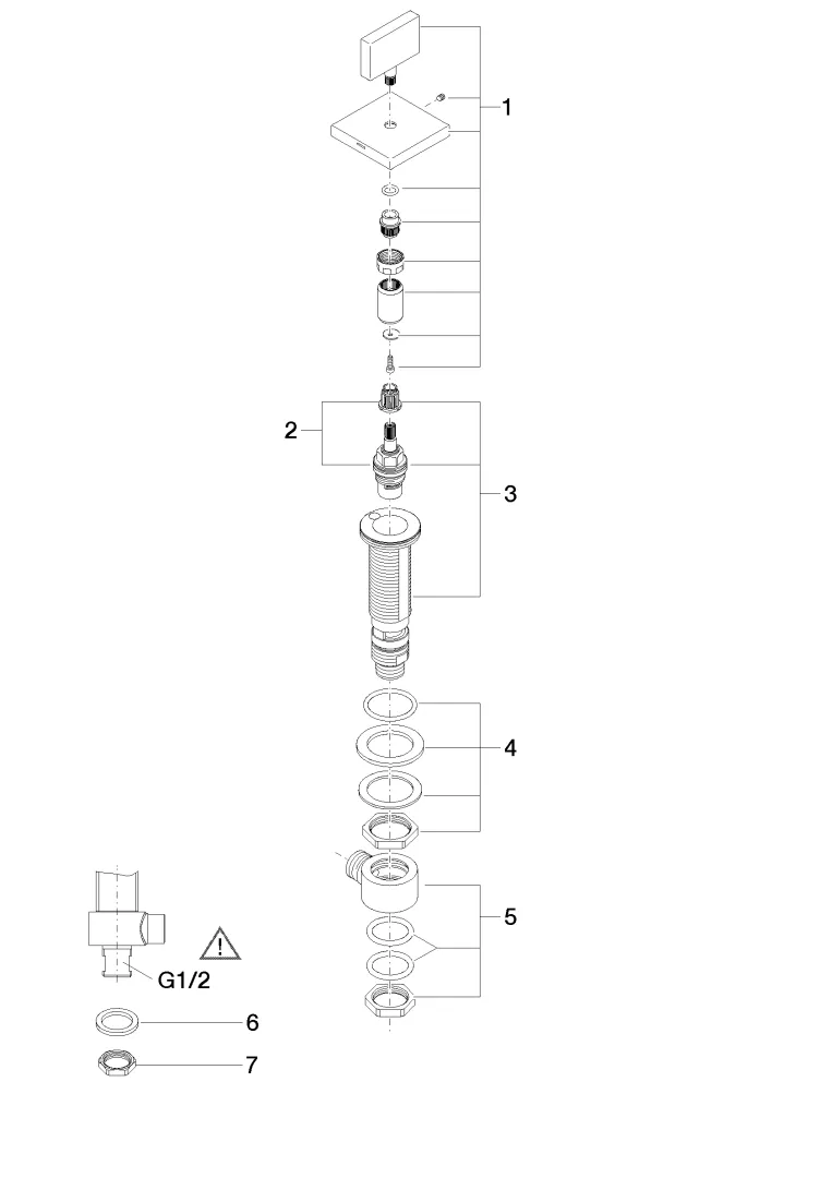 Dornbracht MEM Seitenventil rechtsschließend kalt Champagne (22kt Gold) Bohrdurchmesser 32mm Rosette 60x60mm Dornbracht MEM Seitenventil rechtsschließend kalt Champagne (22kt Gold) Bohrdurchmesser 32mm Rosette 60x60mm